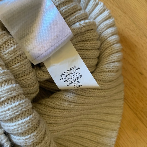 GAP // Ribbed Cotton Cardigan Set in Moonstone - Picture 11 of 15